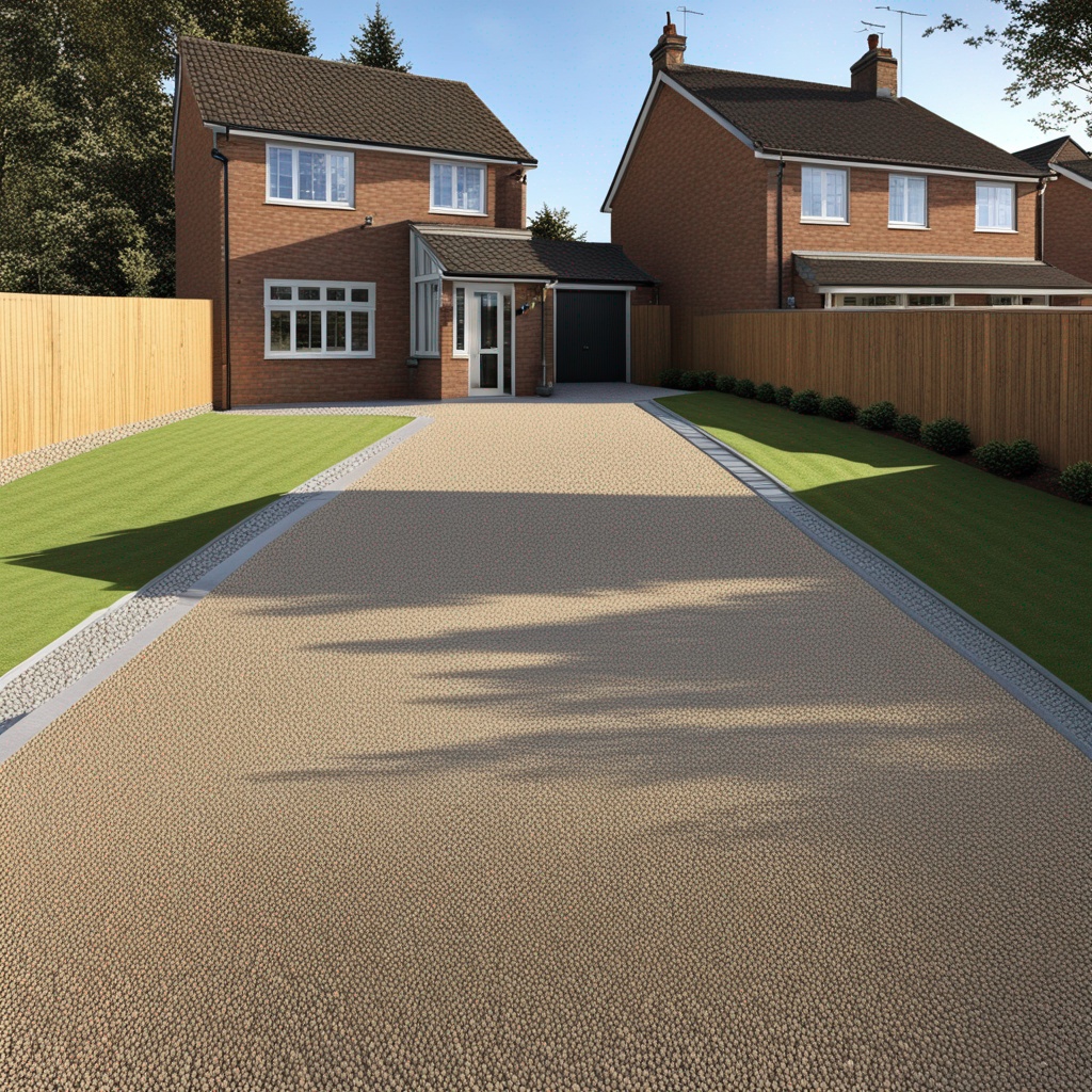 A driveway-aggregate delivery service